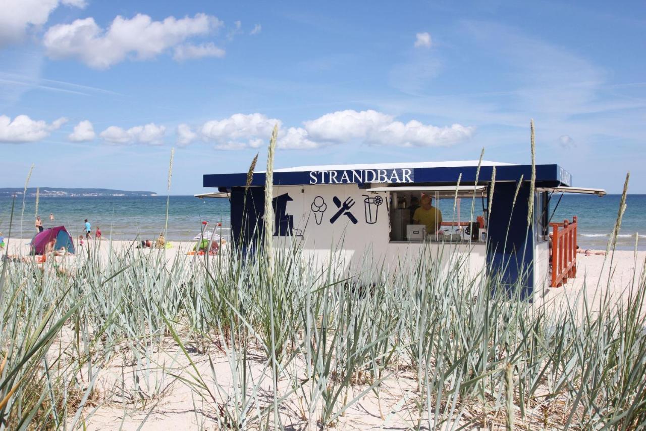 Aparthotel Ostsee FeWo Nr 21 strandnah, Balkon, Meerblick, Strandkorb saisonal Ostseebad Ostseebad Binz Exterior foto